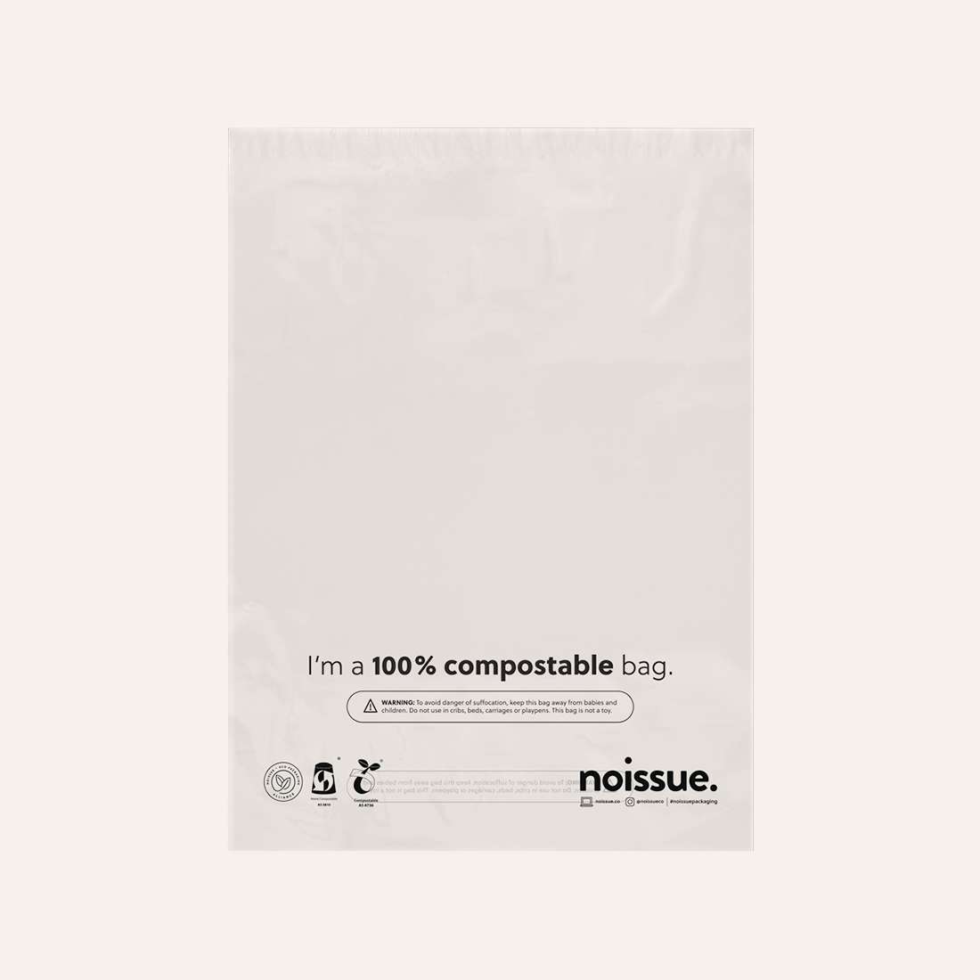 Stock Compostable Garment Bags
